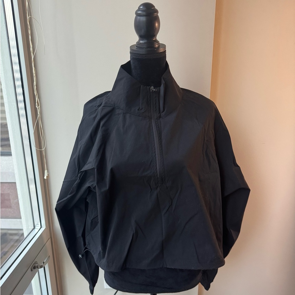 90 DEGREE BY REFLEX Gia Black Ripstop Crop Half Zip Jacket Size XL BRAND NEW! - Picture 4 of 7
